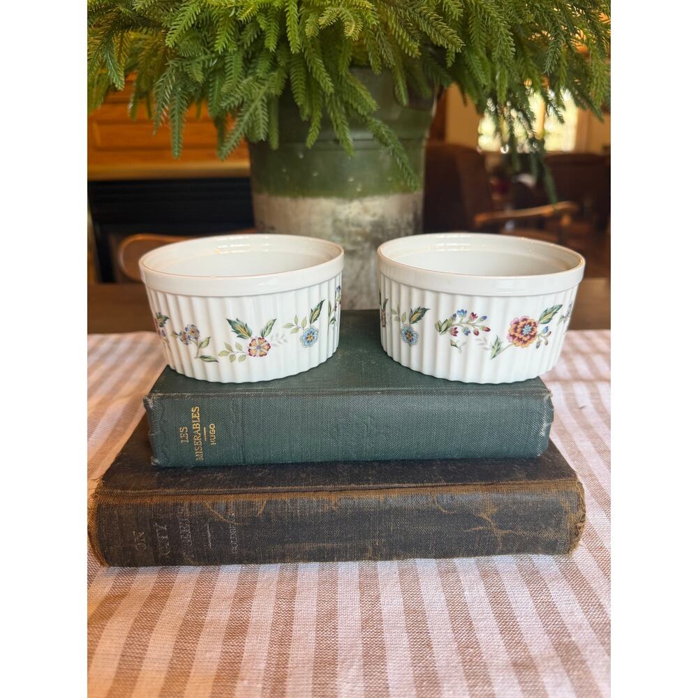 Vintage Andrea by Sadek Buckingham Pattern, set of 2 Ramekins 8805 - Picture 5 of 7